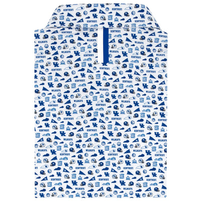 The Kentucky Gameday | Collegiate Polo | The Kentucky Gameday - White/Azure Blue