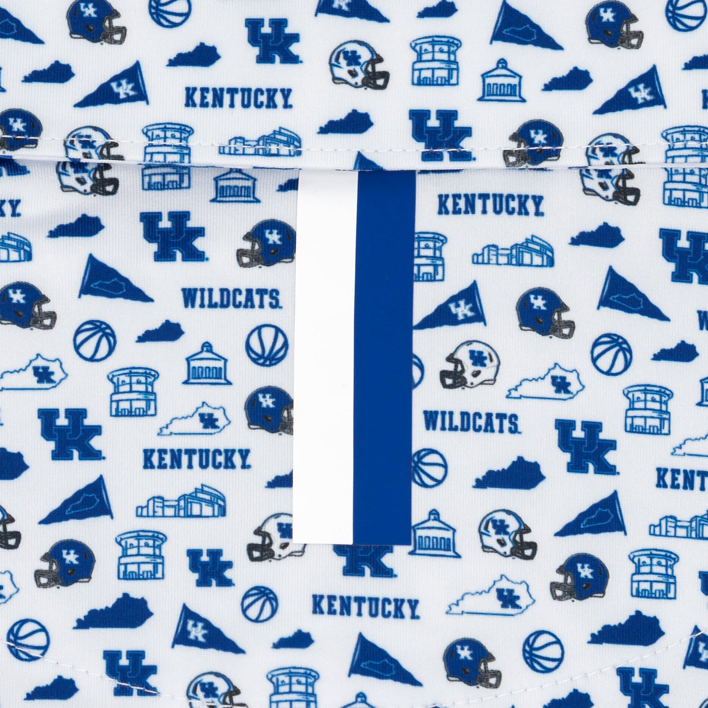 The Kentucky Gameday | Collegiate Polo | The Kentucky Gameday - White/Azure Blue