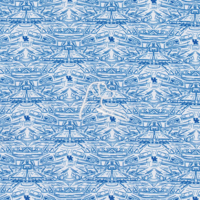 The Kentucky Rupp Arena | Collegiate Polo | The Kentucky Rupp Arena - White/Azure Blue