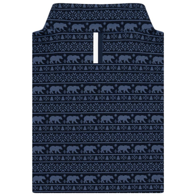 Kodiak Jacquard Performance Q-Zip | The Kodiak - Slate Blue/Fleet Navy