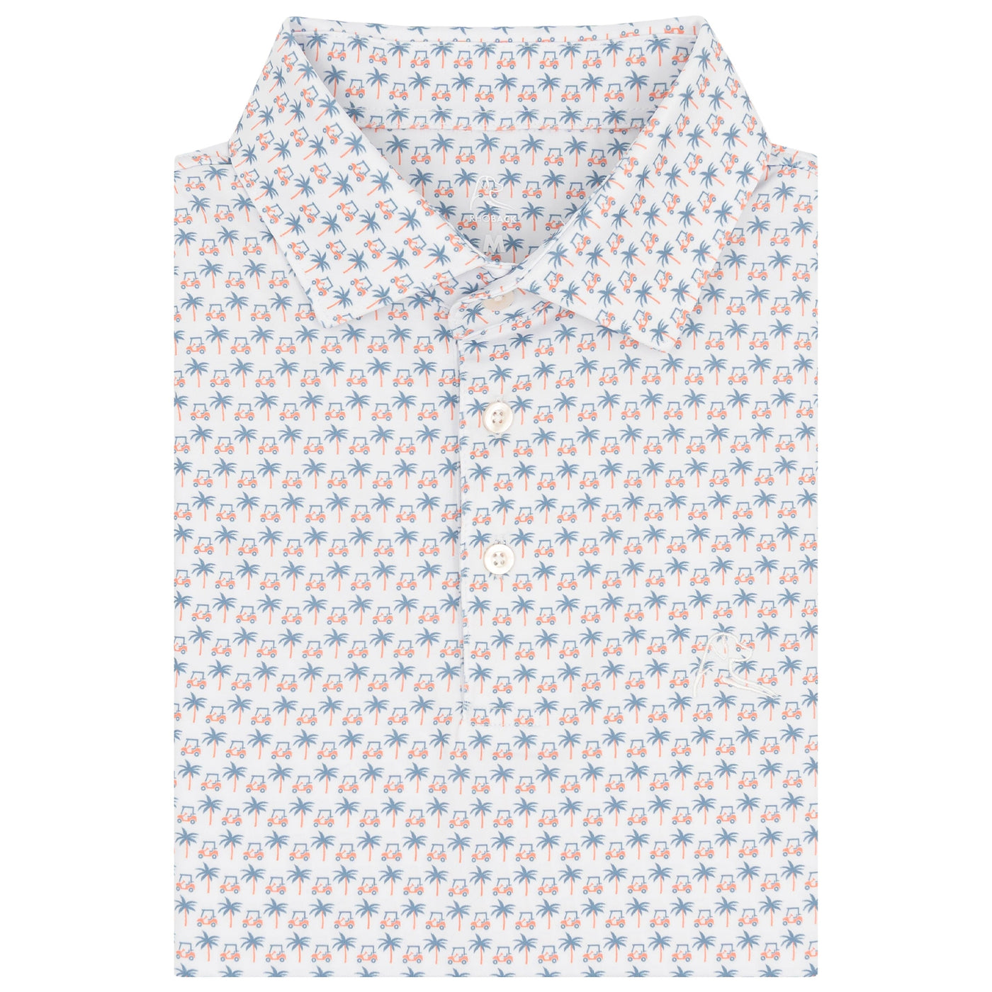 The Koopa | Performance Polo | The Koopa - White/Melon