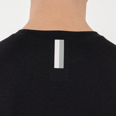 Blitz Tech Long Sleeve Tee | Solid - Midnight Black