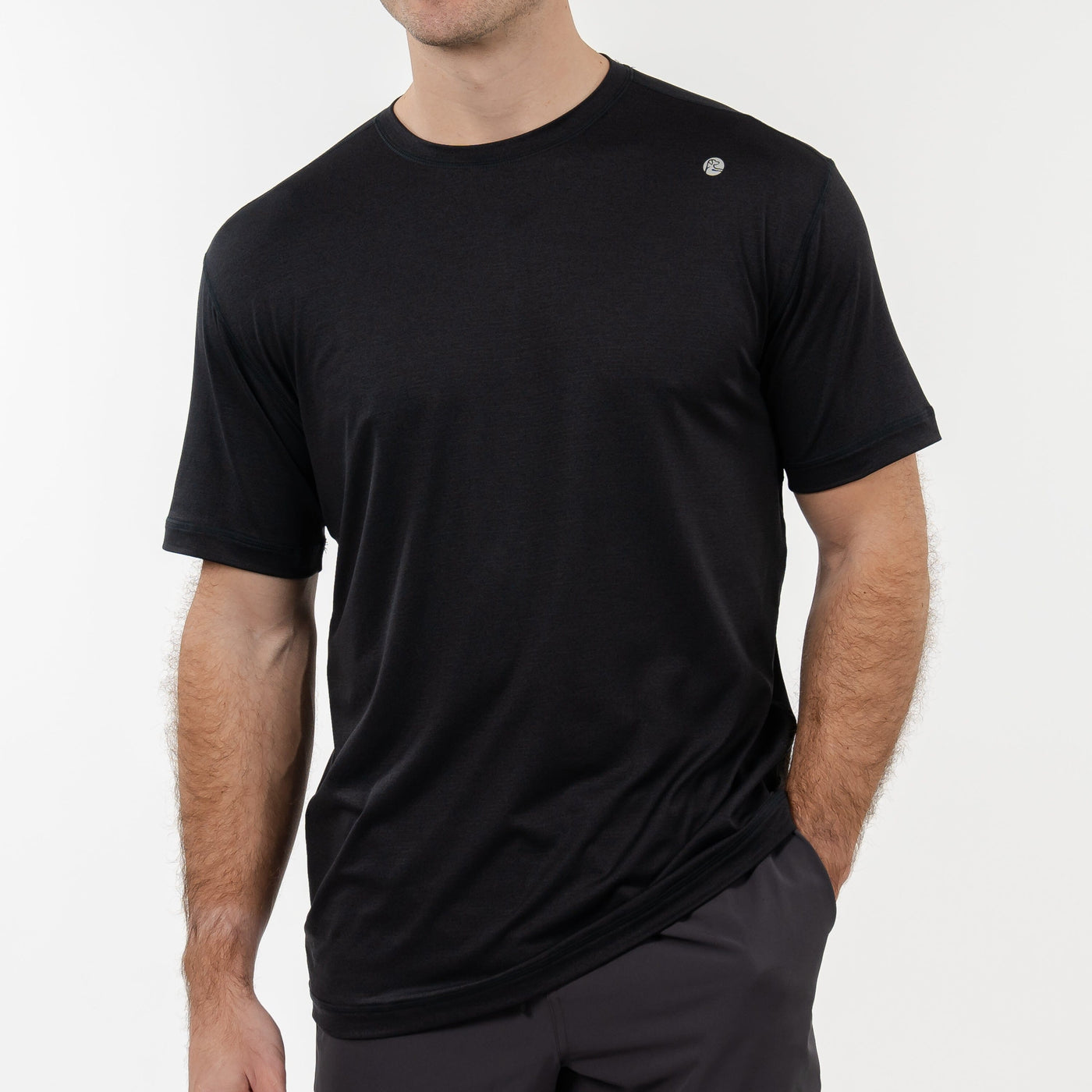 Blitz Tech Tee | Solid - Midnight Black