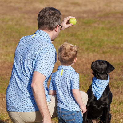 The Lil' Lab | Performance Polo | The Lab - Pale Blue