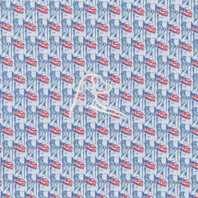 The Liberty Island | Performance Polo | The Liberty Island - White/Mint Green - USA