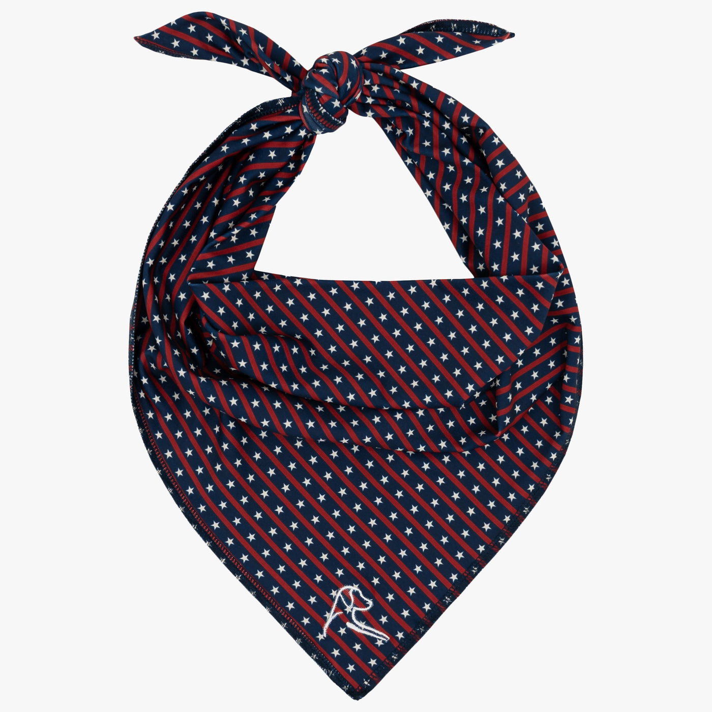 The Liberty Stripe | Performance Bandana | The Liberty Stripe - Fleet Navy/Cardinal Red