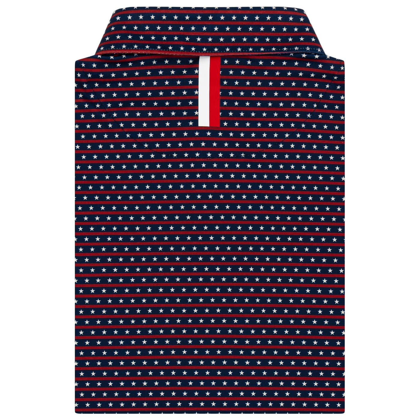 The Liberty Stripe | Performance Polo | The Liberty Stripe - Fleet Navy/Cardinal Red