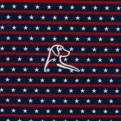 The Liberty Stripe | Performance Polo | The Liberty Stripe - Fleet Navy/Cardinal Red