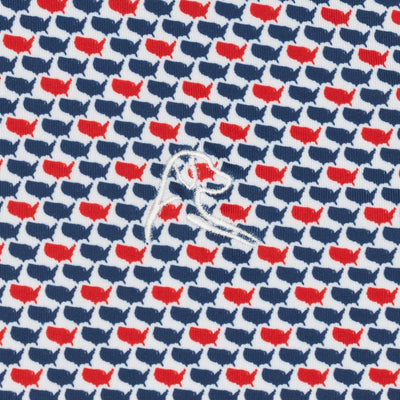 The Lil' 1776 | Performance Polo | The 1776 - Admiral Navy/Classic Red - USA