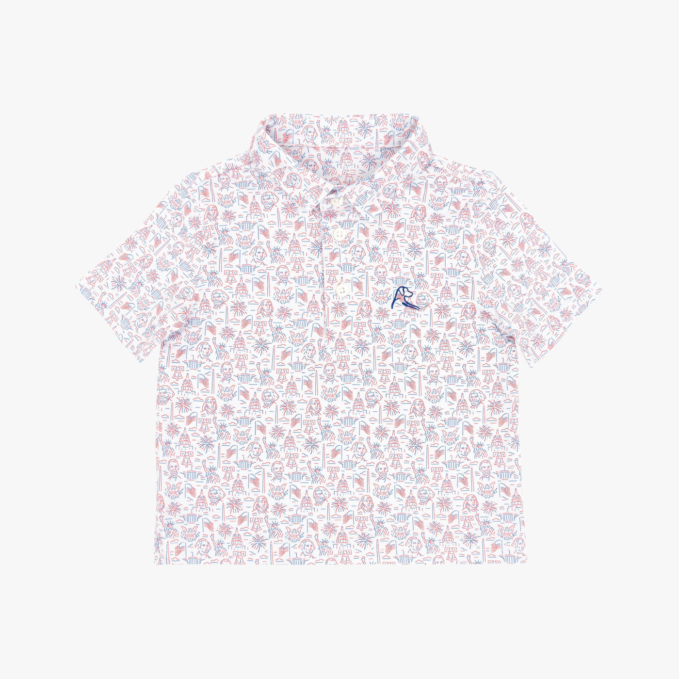 The Lil' American Icon | Performance Polo | The American Icon - White - USA