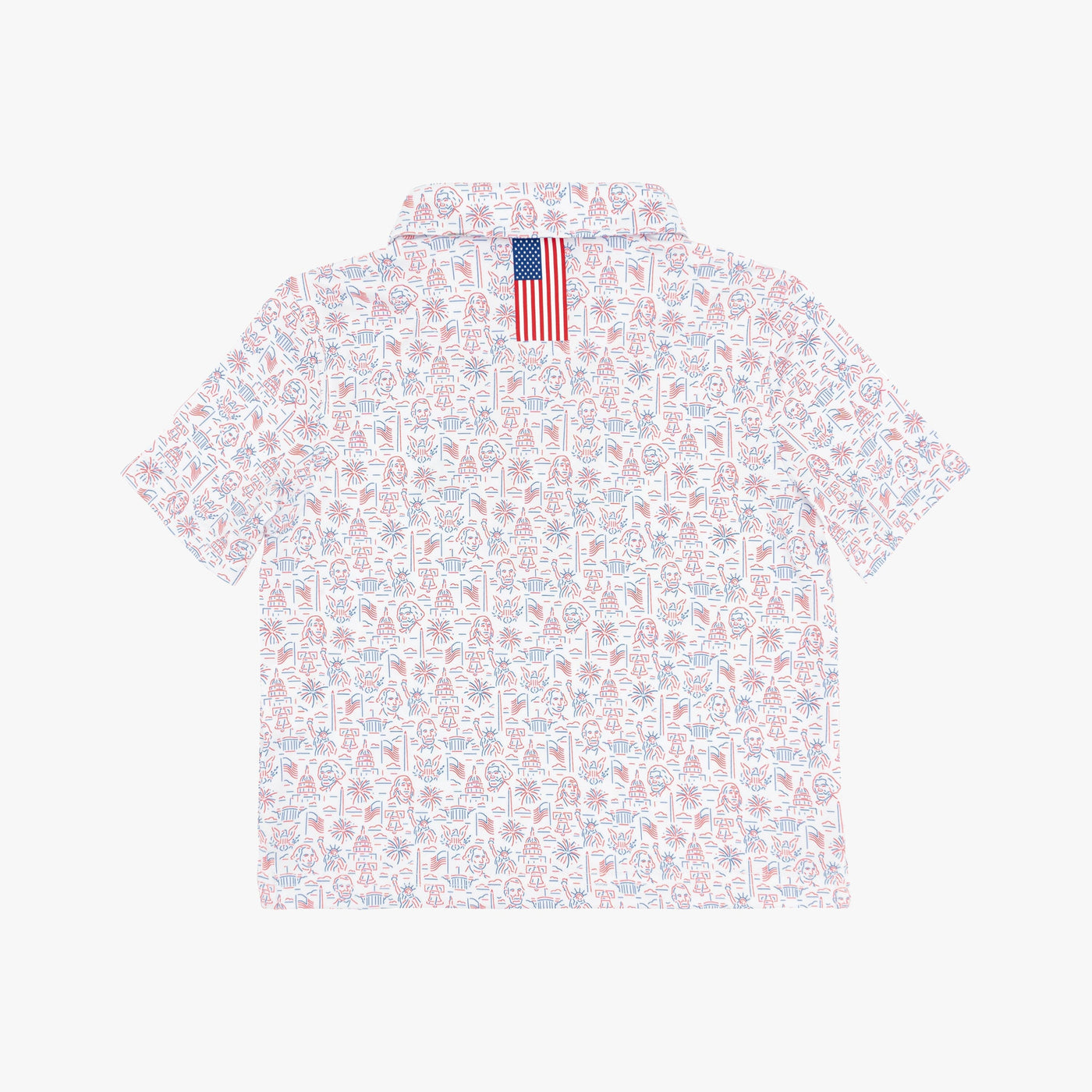 The Lil' American Icon | Performance Polo | The American Icon - White - USA