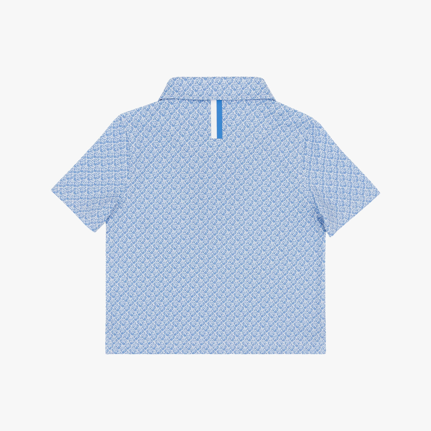 The Lil' Biscuit | Performance Polo | The Biscuit - White/Caicos Blue