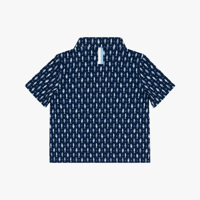 The Lil' Catch And Release | Performance Polo | The Catch And Release - Fleet Navy/White