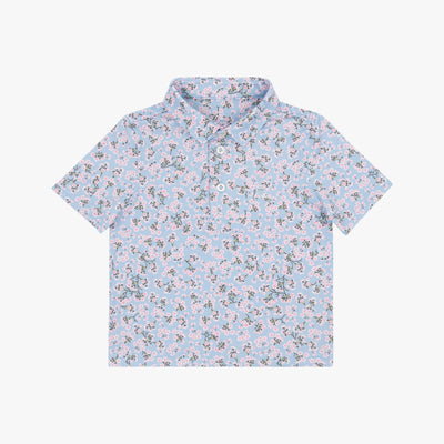 The Lil' Cherry Blossom | Performance Polo | The Cherry Blossom - Baby Blue