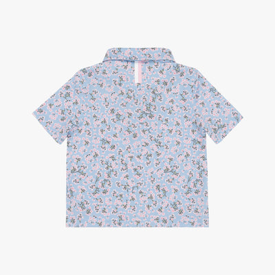 The Lil' Cherry Blossom | Performance Polo | The Cherry Blossom - Baby Blue