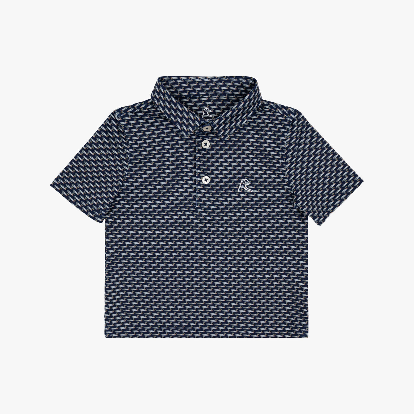 The Lil' Decoy | Performance Polo | The Decoy - Fleet Navy/Stratus Grey