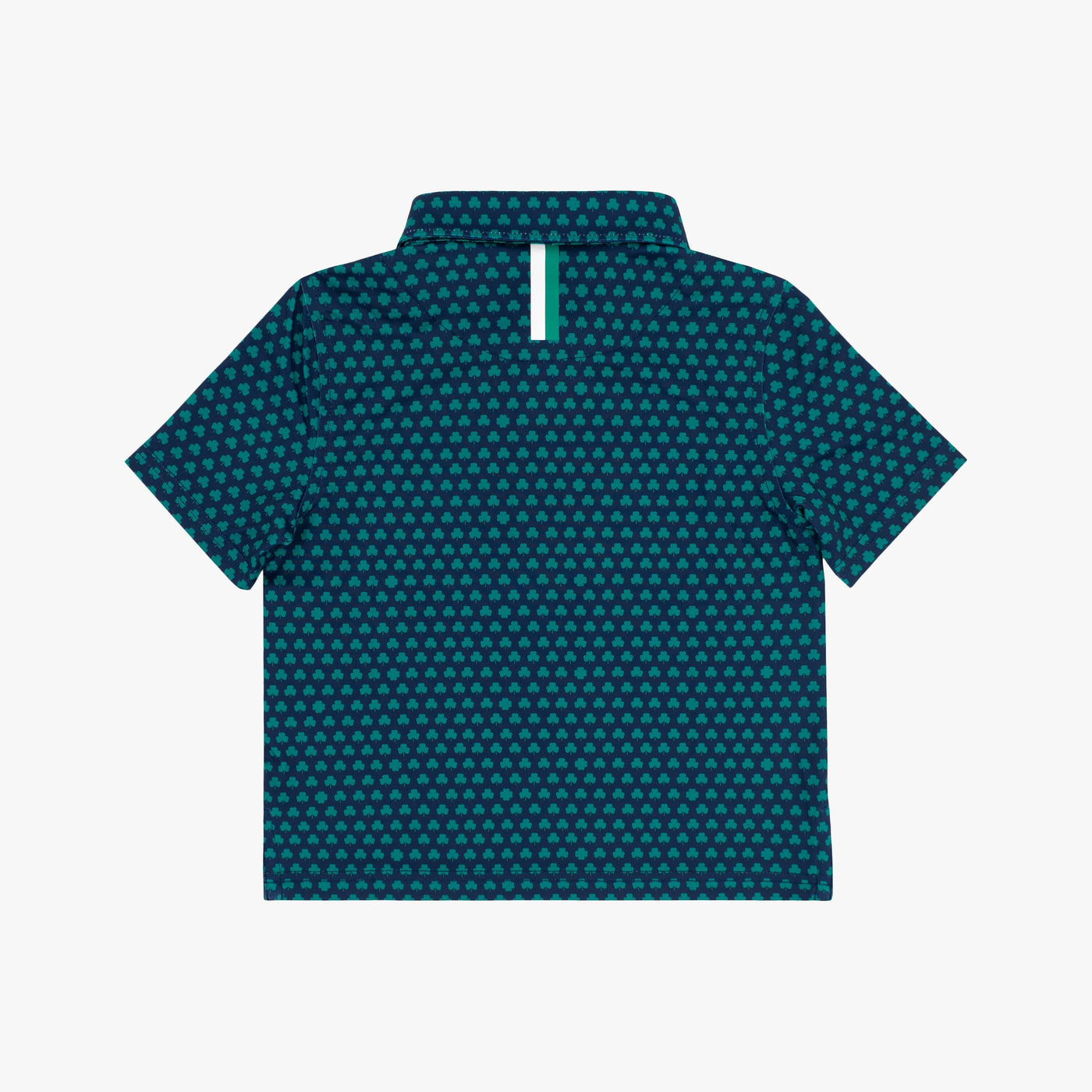 The Lil' Four Leaf | Performance Polo | The Four Leaf - Admiral Navy/Clover Green