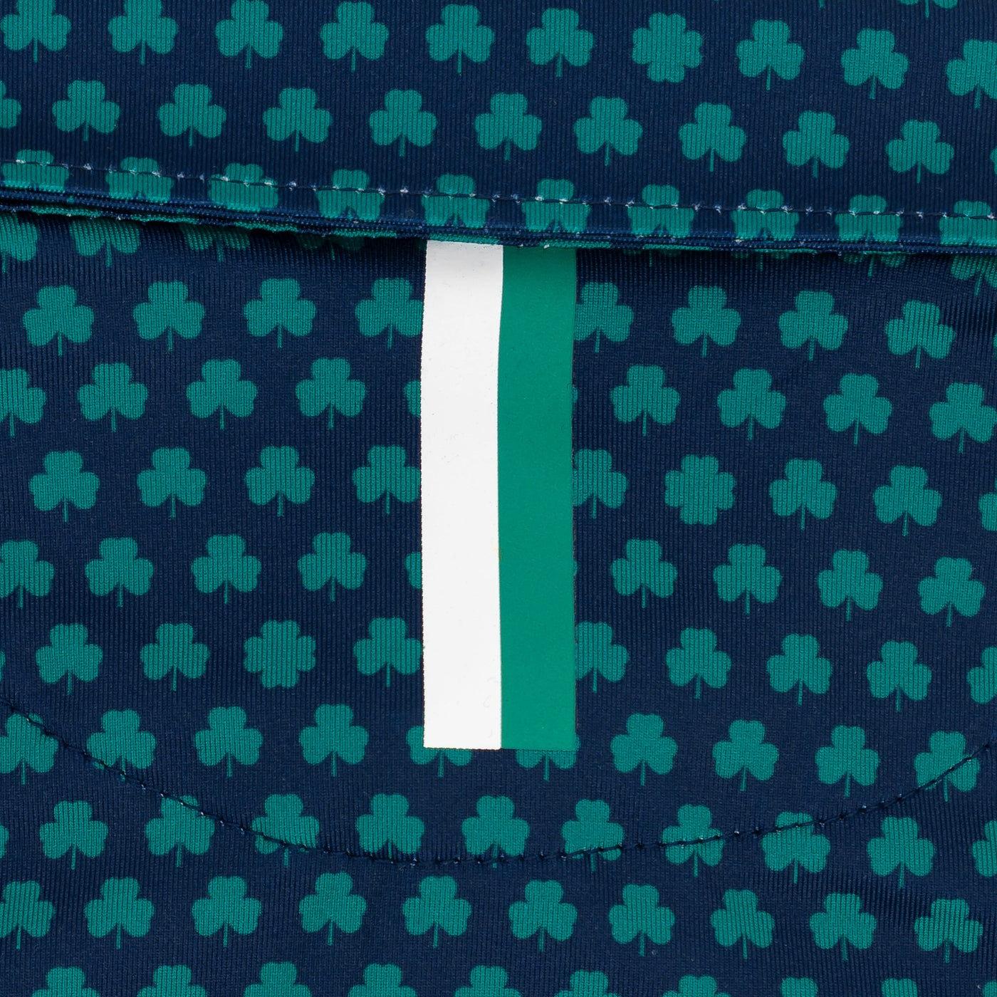 The Lil' Four Leaf | Performance Polo | The Four Leaf - Admiral Navy/Clover Green