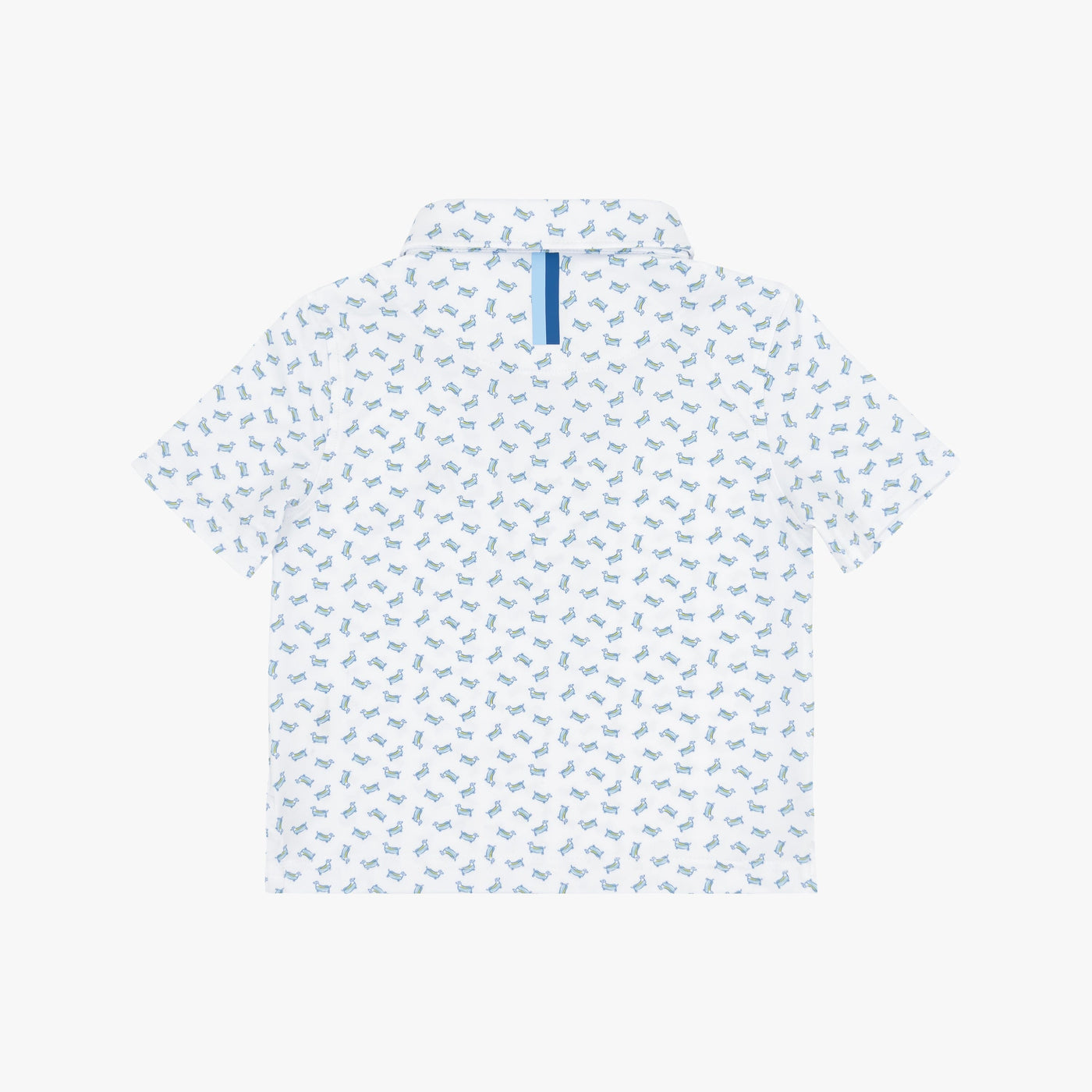 The Lil' Frank | Performance Polo | The Frank - White/Pure Blue