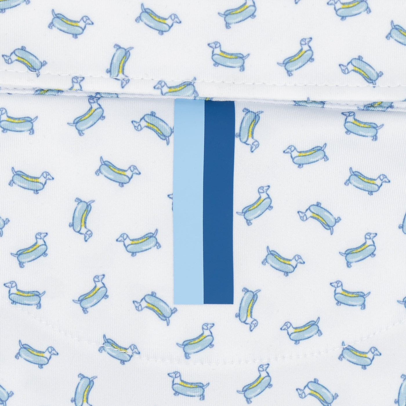 The Lil' Frank | Performance Polo | The Frank - White/Pure Blue
