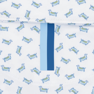 The Lil' Frank | Performance Polo | The Frank - White/Pure Blue