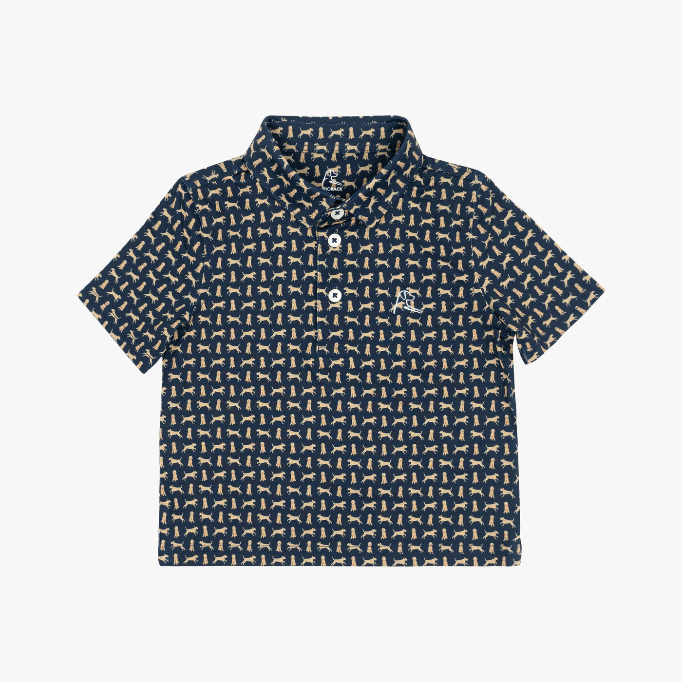 The Lil' Goldendoodle | Performance Polo | The Goldendoodle - Fleet Navy