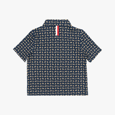 The Lil' Goldendoodle | Performance Polo | The Goldendoodle - Fleet Navy