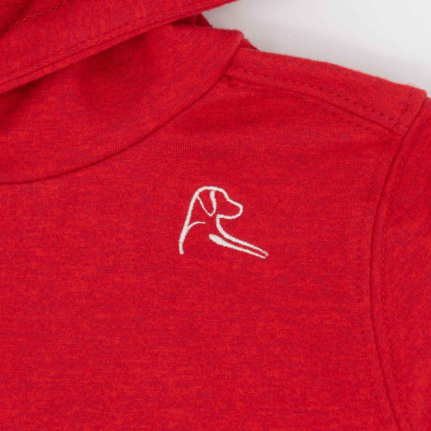 Lil' Hesi Performance Hoodie | Heather - Cardinal Red/Classic Red