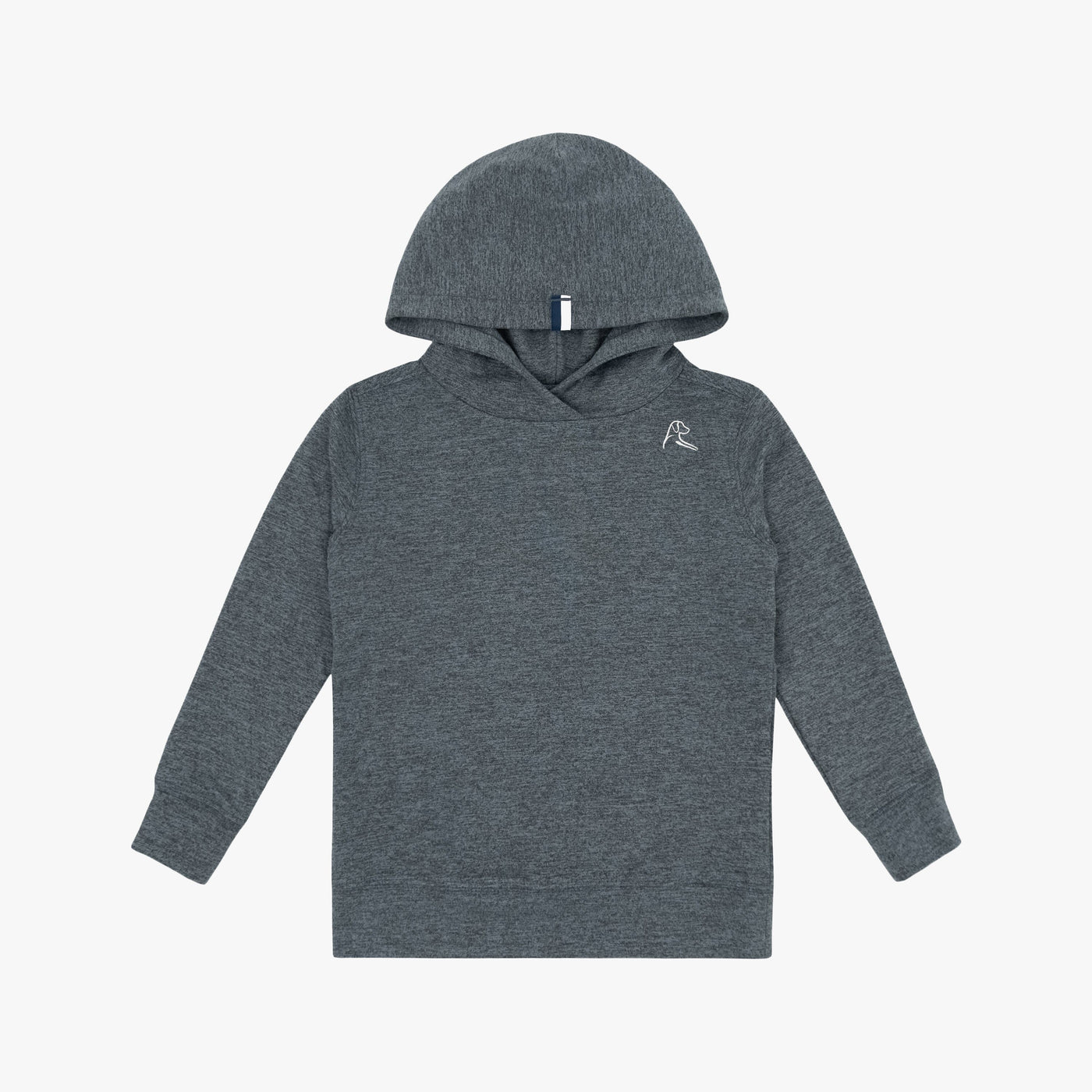 Lil' Hesi Performance Hoodie | Heather - Charcoal Grey/Thunder Grey