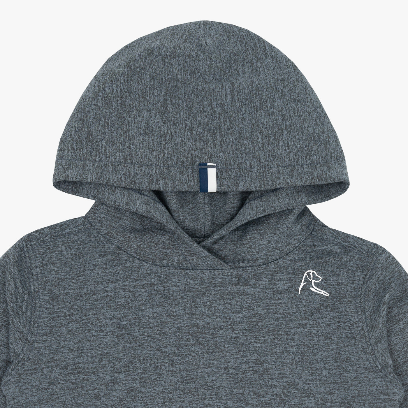 Lil' Hesi Performance Hoodie | Heather - Charcoal Grey/Thunder Grey