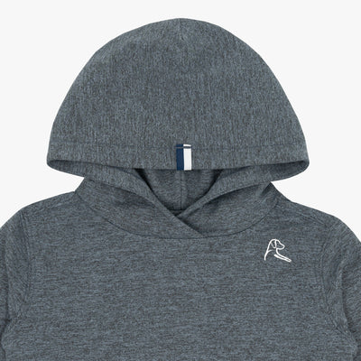 Lil' Hesi Performance Hoodie | Heather - Charcoal Grey/Thunder Grey