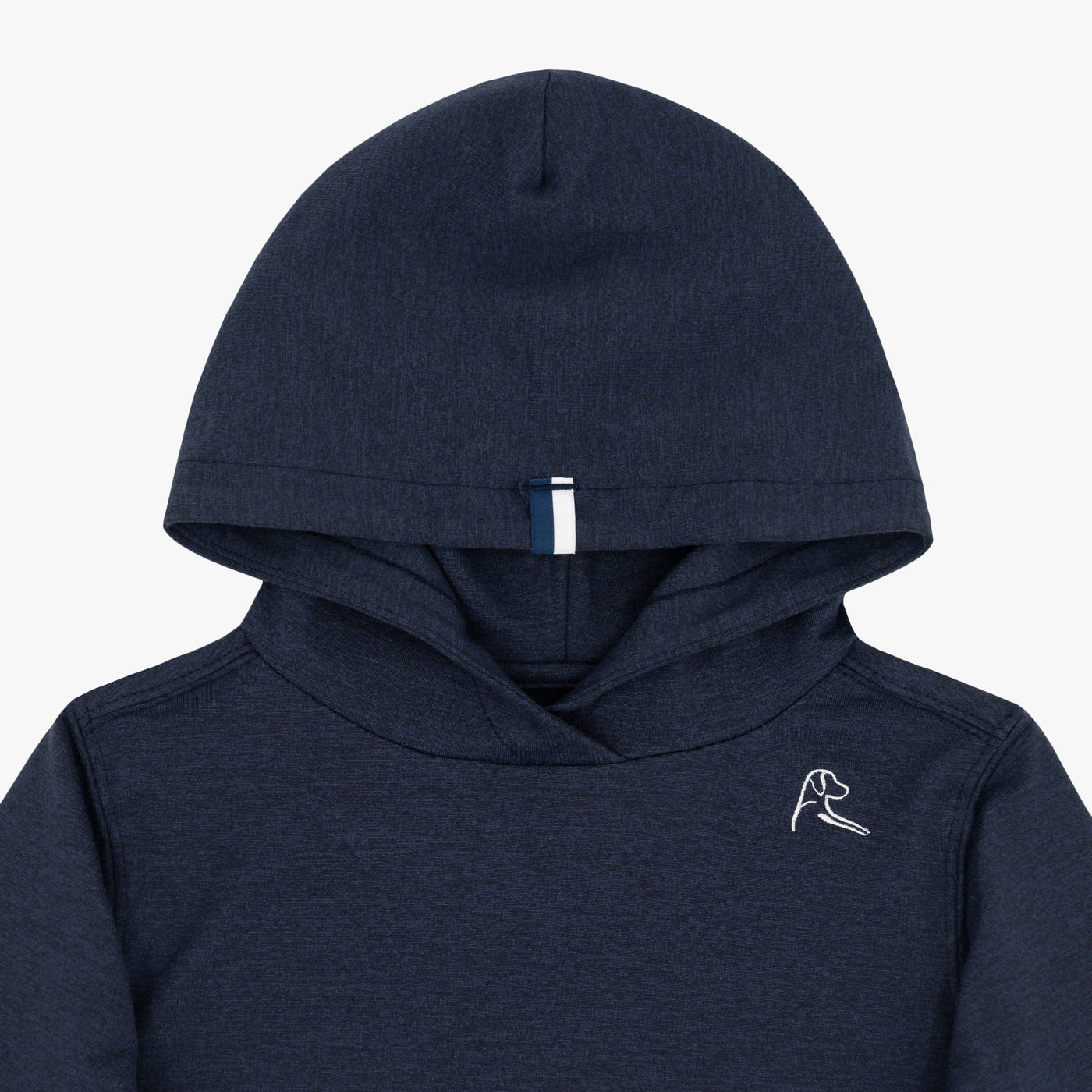 Lil' Hesi Performance Hoodie | Heather - Fleet Navy/Nightshade