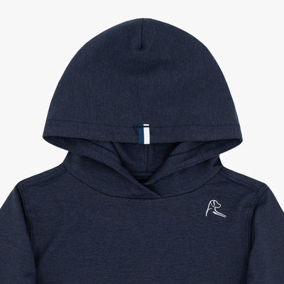 Lil' Hesi Performance Hoodie | Heather - Fleet Navy/Nightshade