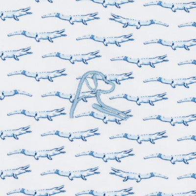 The Lil' Irwin | Performance Polo | The Irwin - White/Pure Blue