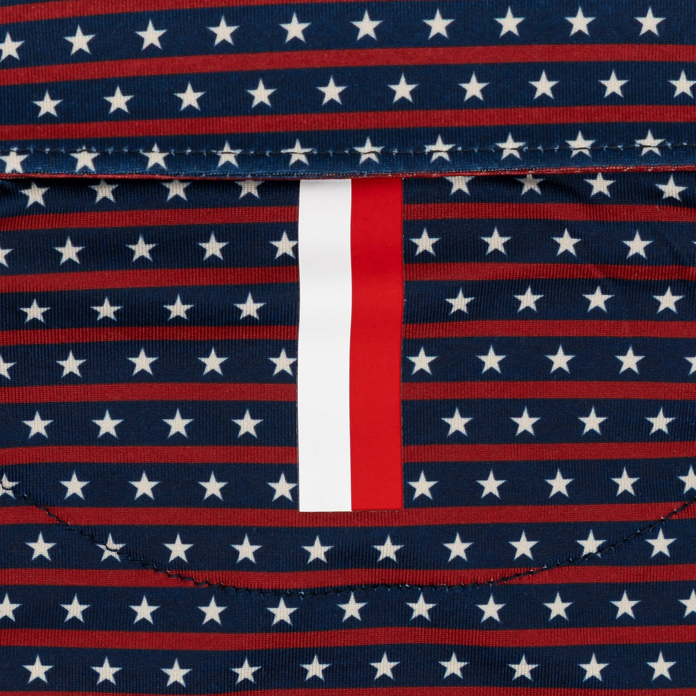 The Lil' Liberty Stripe | Performance Polo | The Liberty Stripe - Fleet Navy/Cardinal Red