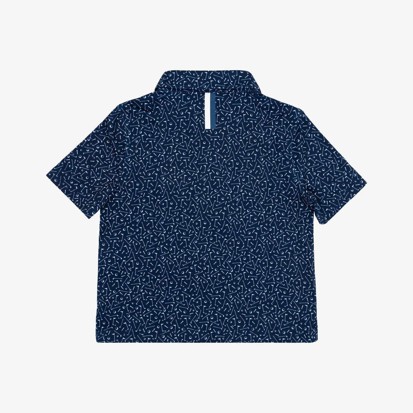 The Lil' Mulligan | Performance Polo | The Mulligan - Admiral Navy/White