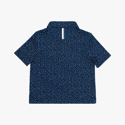 The Lil' Mulligan | Performance Polo | The Mulligan - Admiral Navy/White