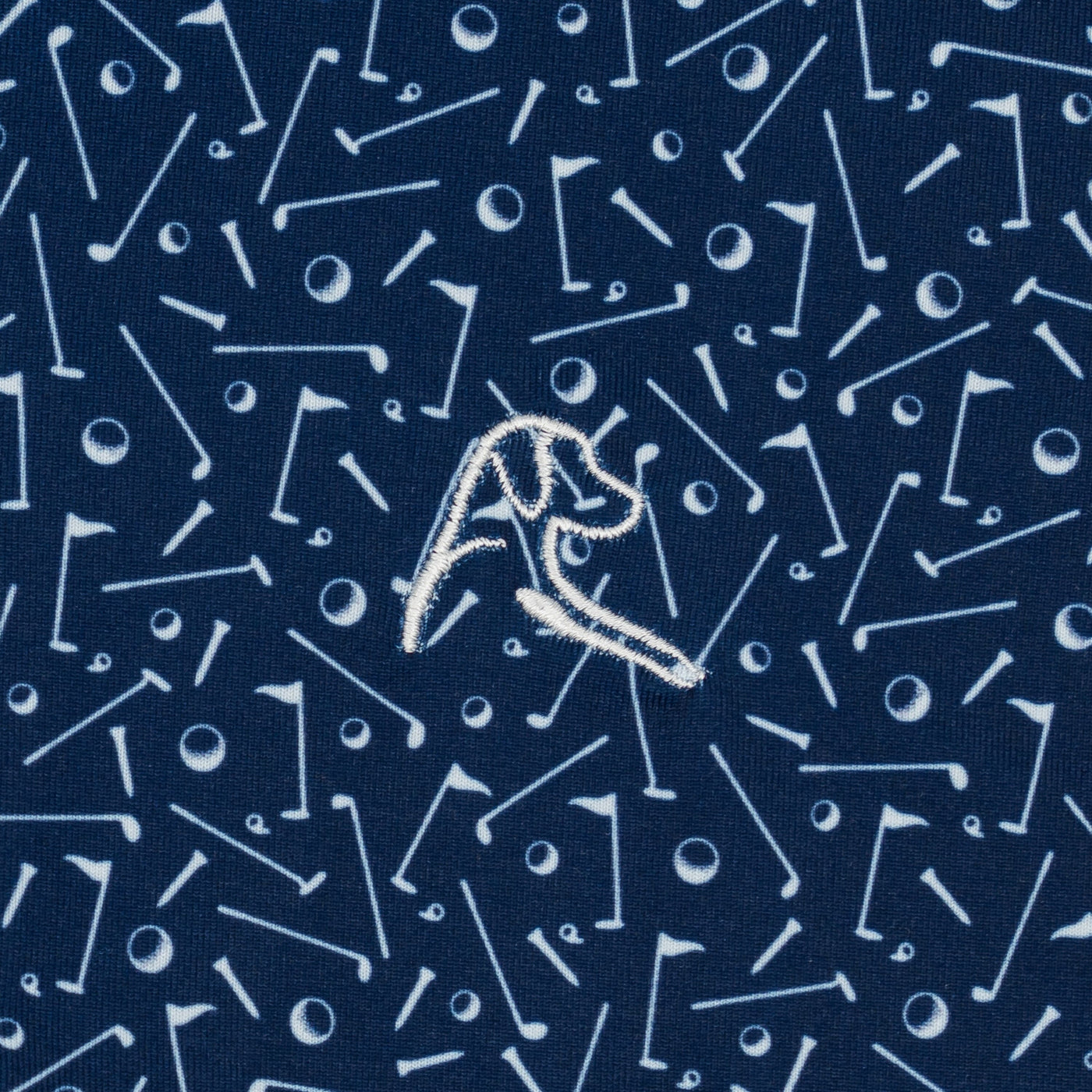 The Lil' Mulligan | Performance Polo | The Mulligan - Admiral Navy/White