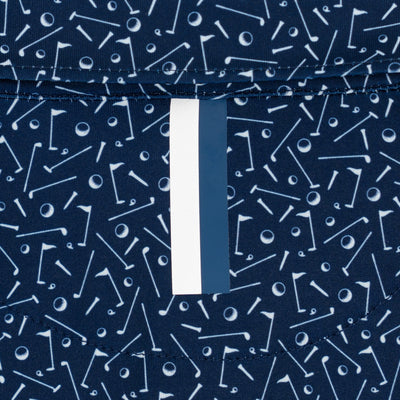 The Lil' Mulligan | Performance Polo | The Mulligan - Admiral Navy/White
