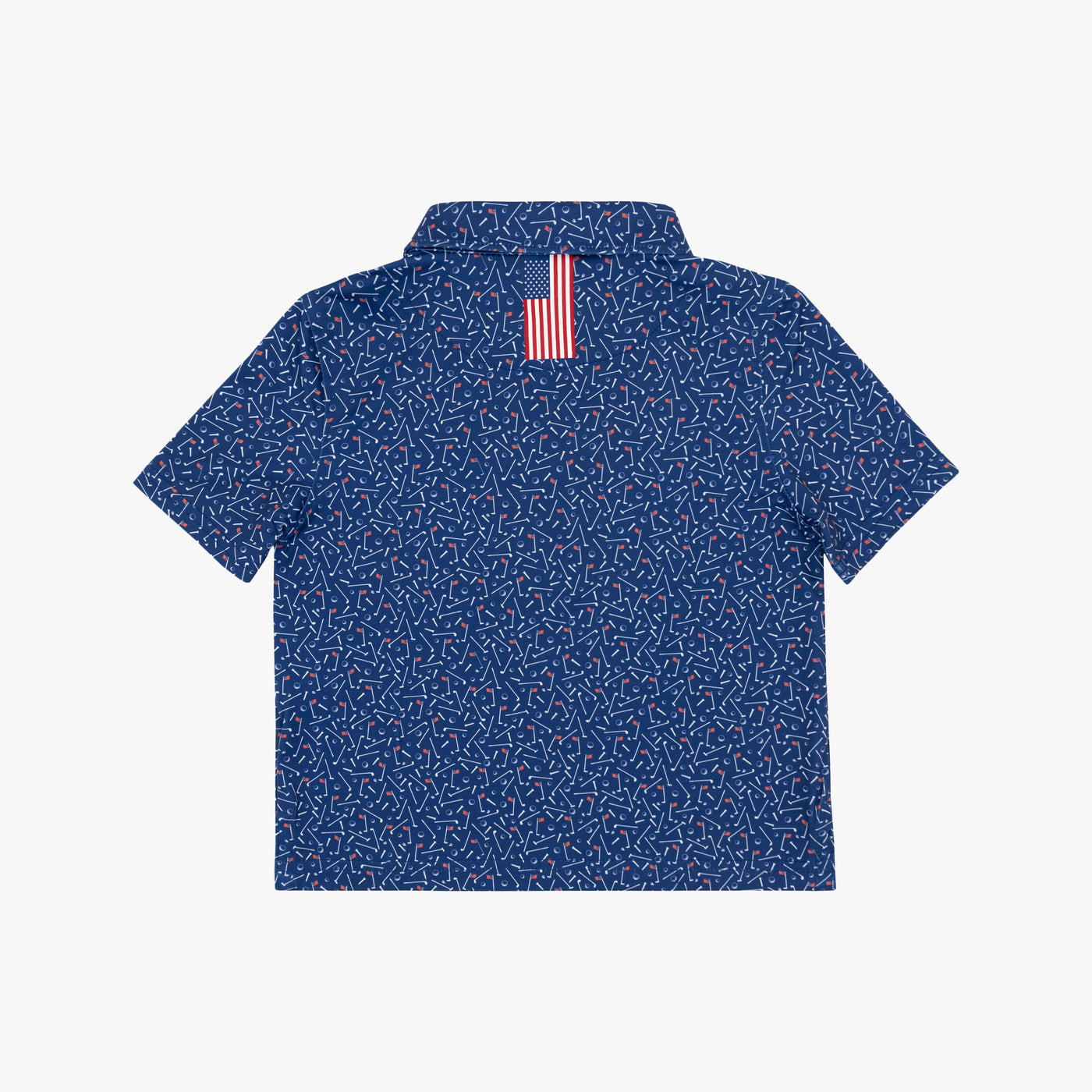 The Lil' Mulligan | Performance Polo | The Mulligan - Deep Blue/White - USA