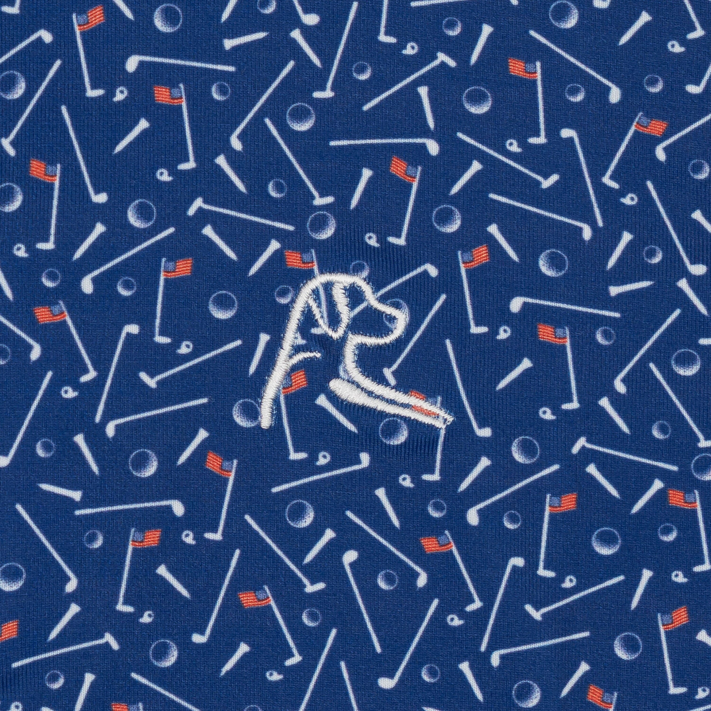 The Lil' Mulligan | Performance Polo | The Mulligan - Deep Blue/White - USA