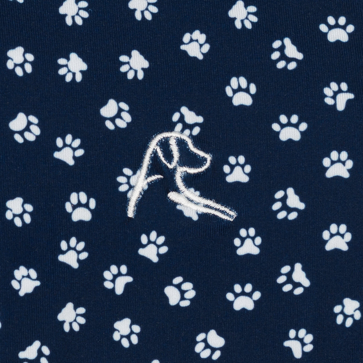The Lil' Pup | Performance Polo | The Pup - Fleet Navy/White