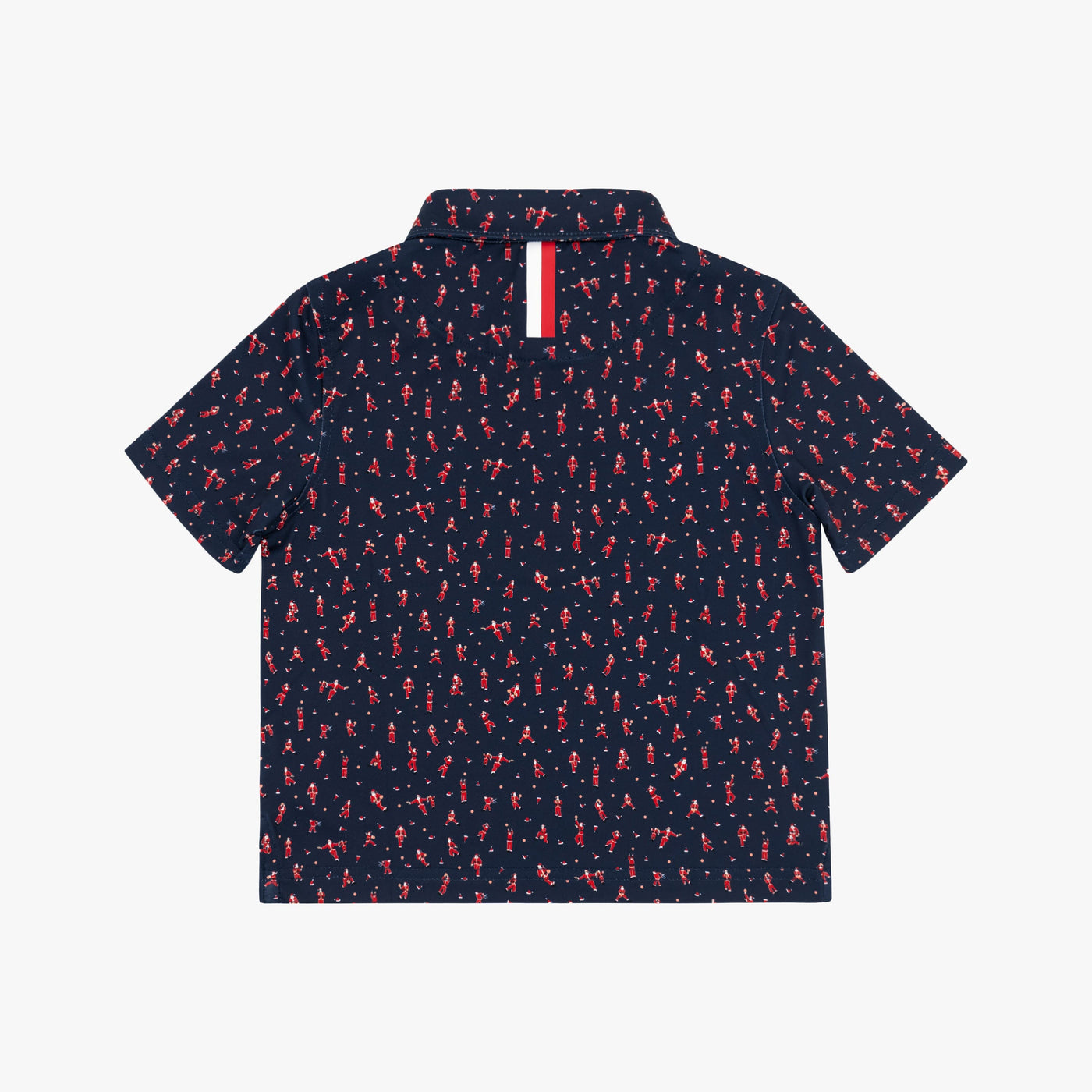 The Lil' Slammin Santa | Performance Polo | The Slammin Santa - Fleet Navy/Classic Red