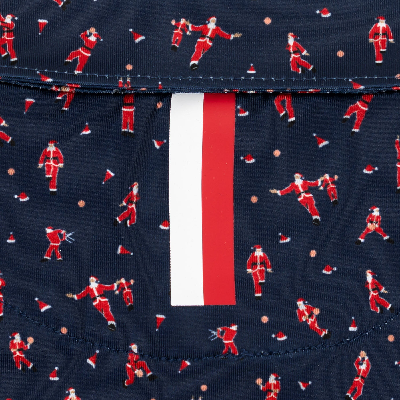 The Lil' Slammin Santa | Performance Polo | The Slammin Santa - Fleet Navy/Classic Red