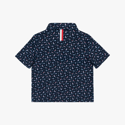 The Lil' Superdog | Performance Polo | The Superdog - Fleet Navy/Pure Blue