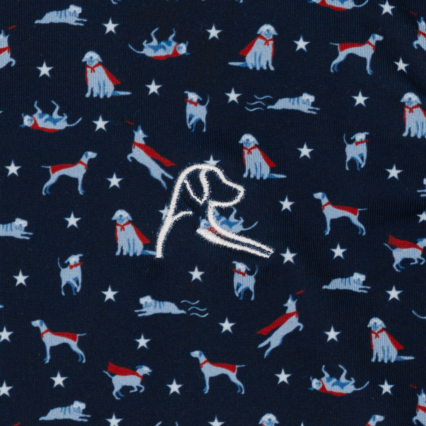The Lil' Superdog | Performance Polo | The Superdog - Fleet Navy/Pure Blue