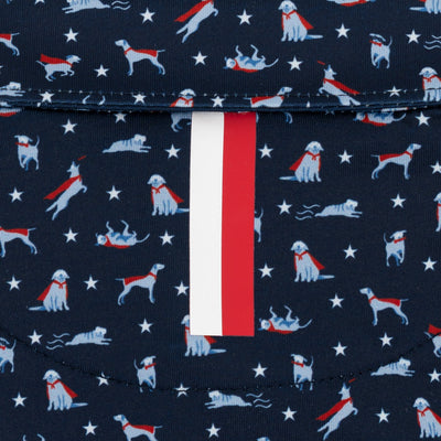 The Lil' Superdog | Performance Polo | The Superdog - Fleet Navy/Pure Blue