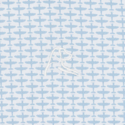 The Lil' Thunderbolt | Performance Polo | The Thunderbolt - White/Zenith Blue