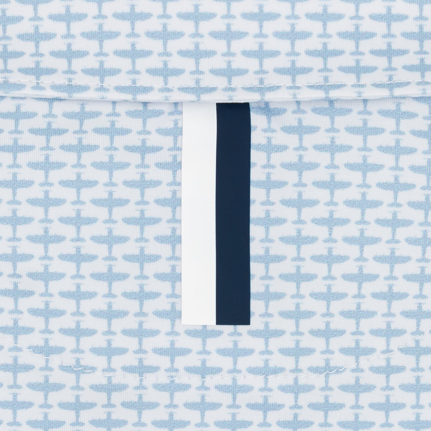 The Lil' Thunderbolt | Performance Polo | The Thunderbolt - White/Zenith Blue