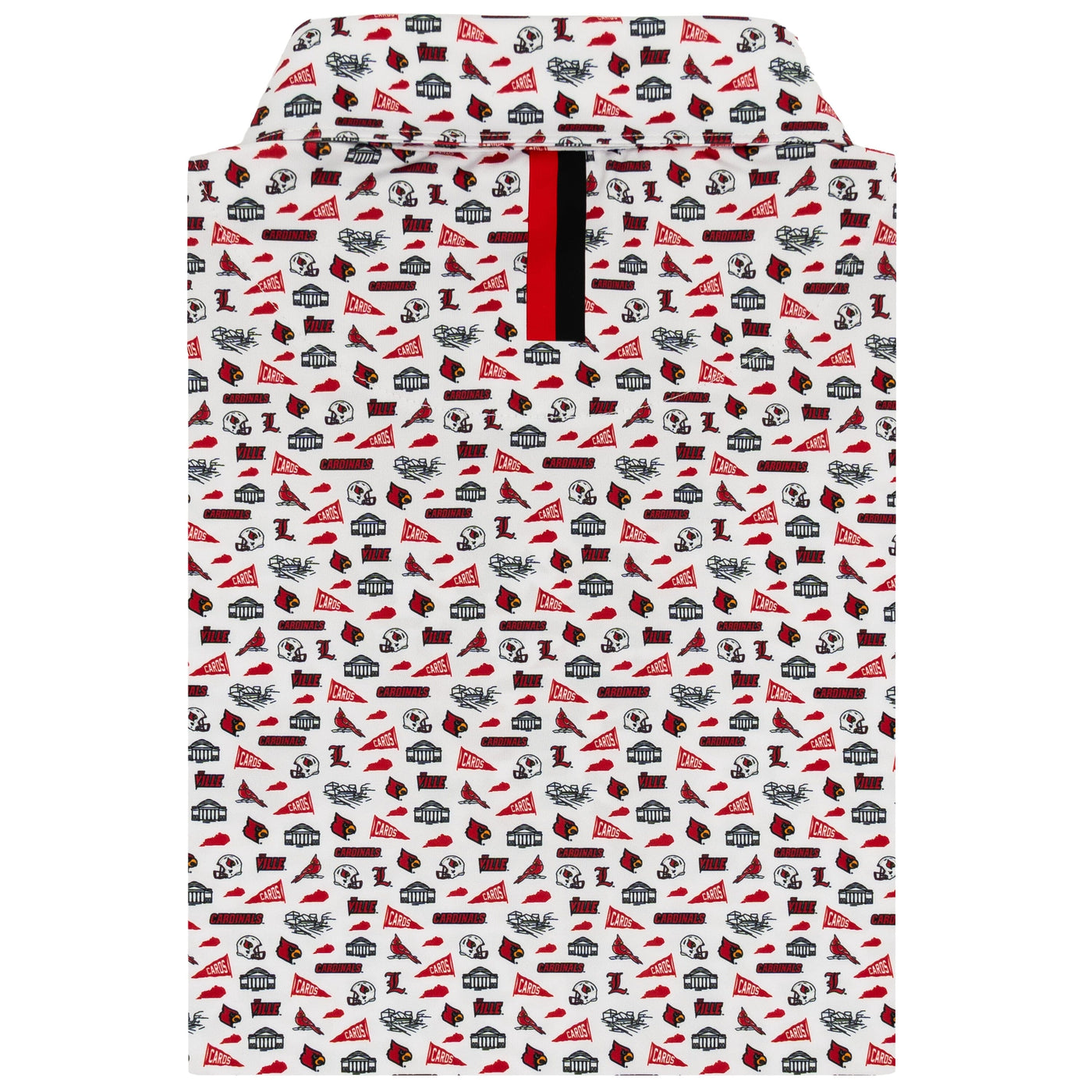 The Louisville Gameday | Collegiate Polo | The Louisville Gameday - White/Roar Red